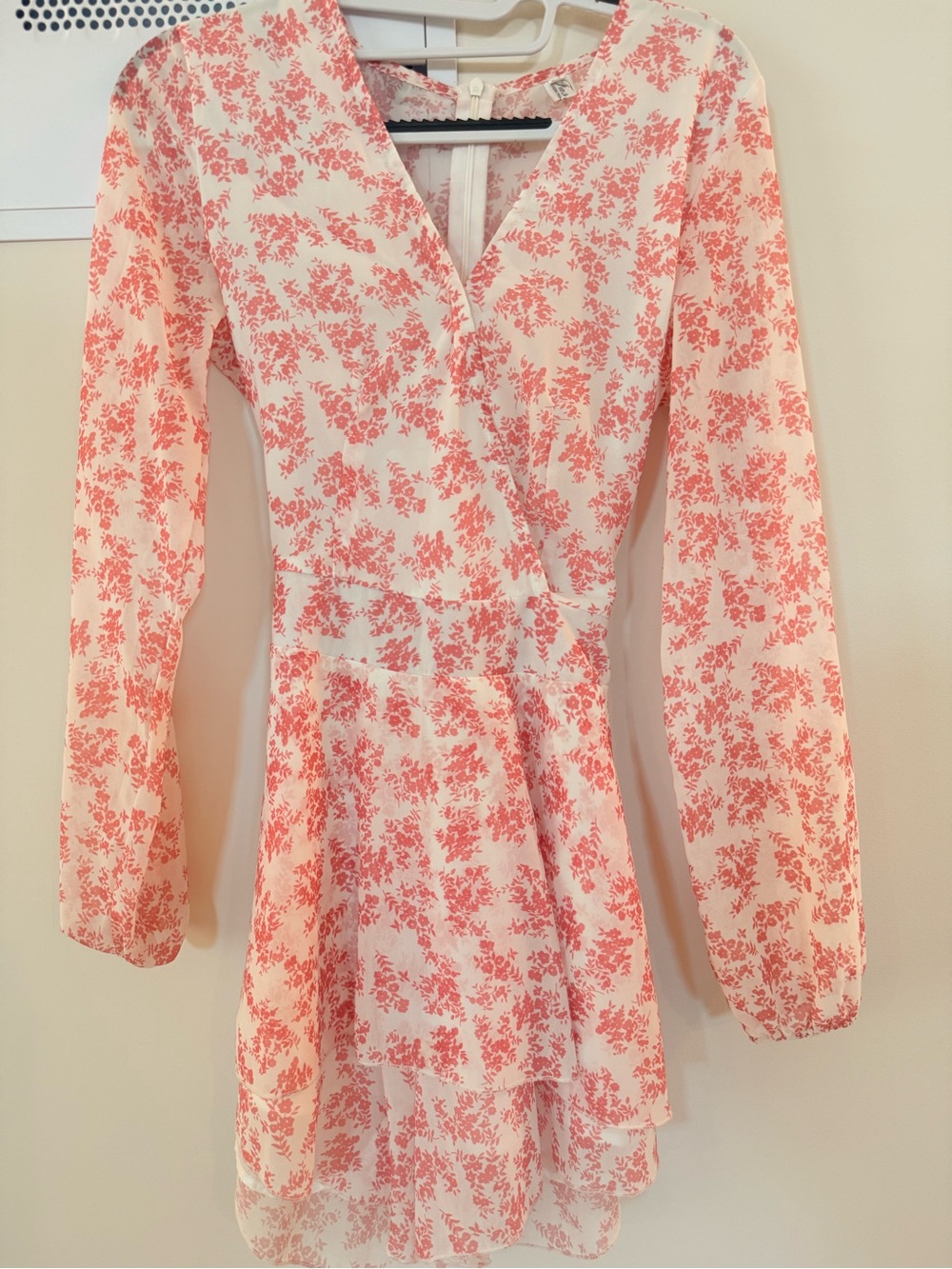 Amazon Pink Floral Wrap Romper